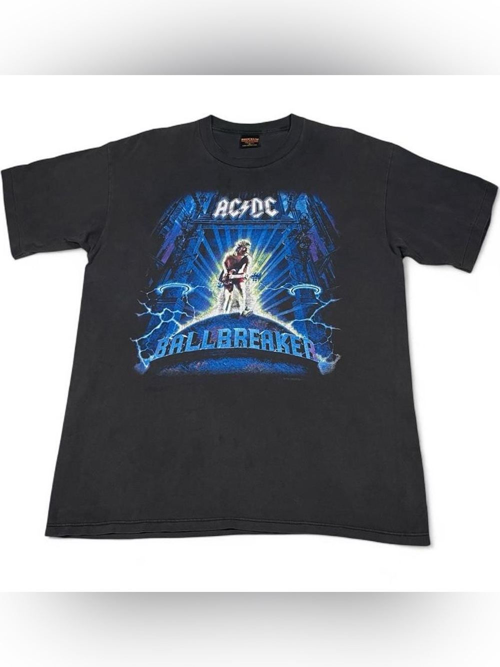 AC/DC VTG Brockum Official Ballbreaker World Tour 1996 Charcoal Grey T-shirt XL